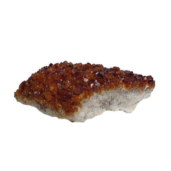 Brazilian Citrine Druzy Crystal In Matrix - Picture 2 of 5